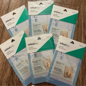 New Lot of 6 Cricut Joy Card Mat 2007809, 4.5” X 6.25” Create Custom Cards